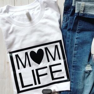 Mom life love tshirt